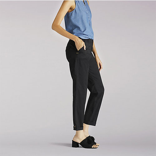 RELAXED FIT SANTIAGO KNITWAIST CROP