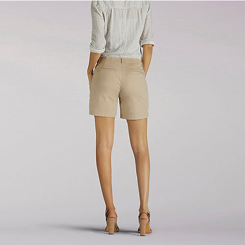 STRAIGHT FIT TAILORED CHINO SHORT
