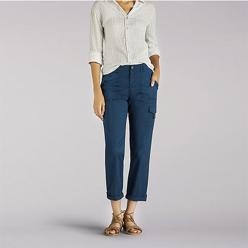 RELAXED FIT SANTIAGO KNITWAIST CROP