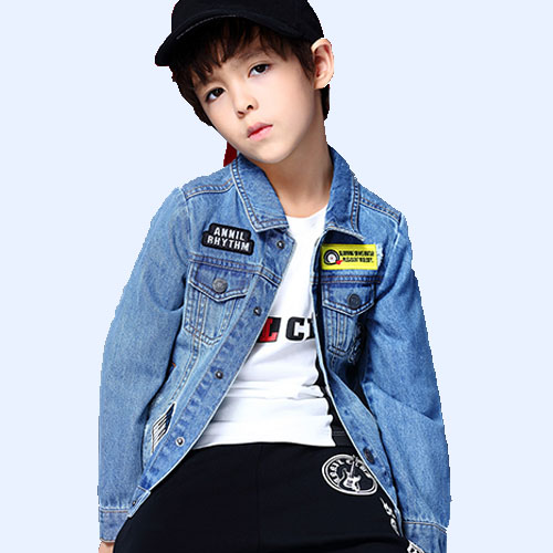 2018 HOT CHILDREN LONG SLLEEVED LAPEL SHIRT JACKET